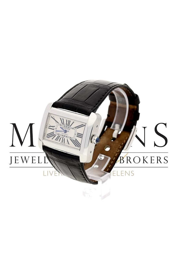 Cartier Tank Divan Steel Automatic Watch 2612
