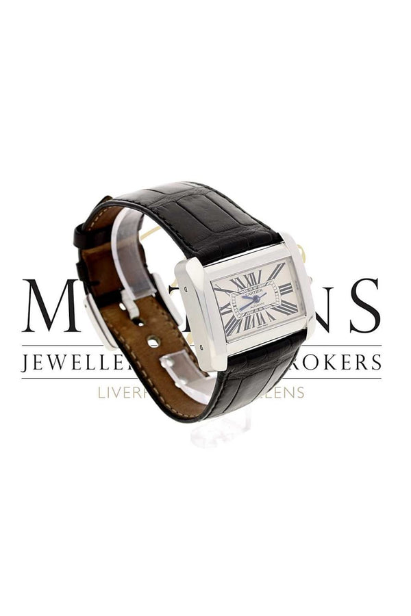 Cartier Tank Divan Steel Automatic Watch 2612