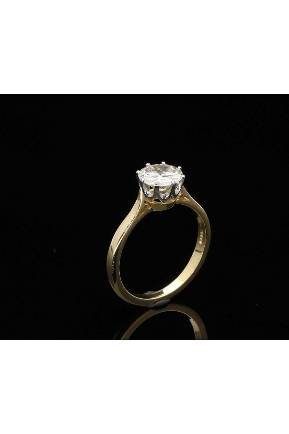18ct Gold Diamond Solitaire Ring