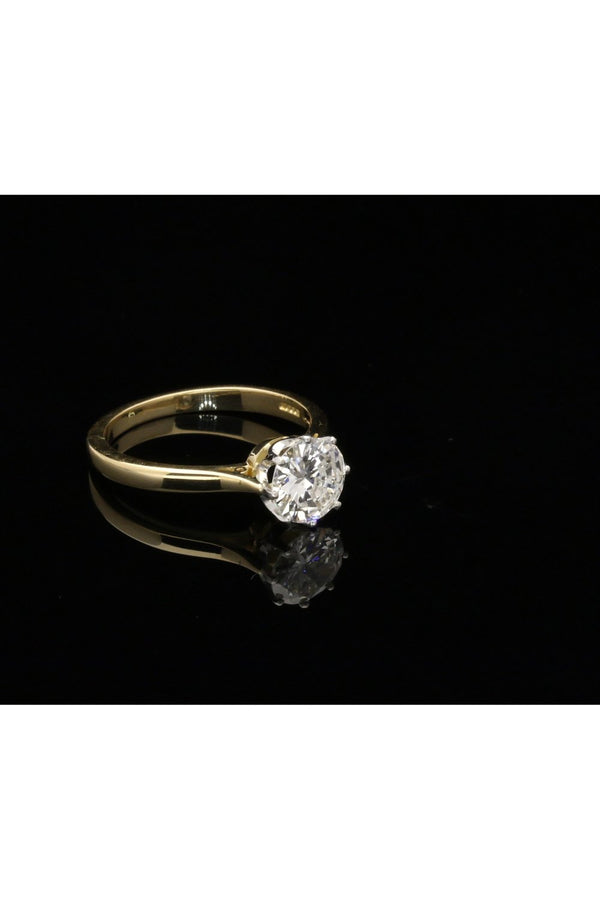 18ct Gold Diamond Solitaire Ring