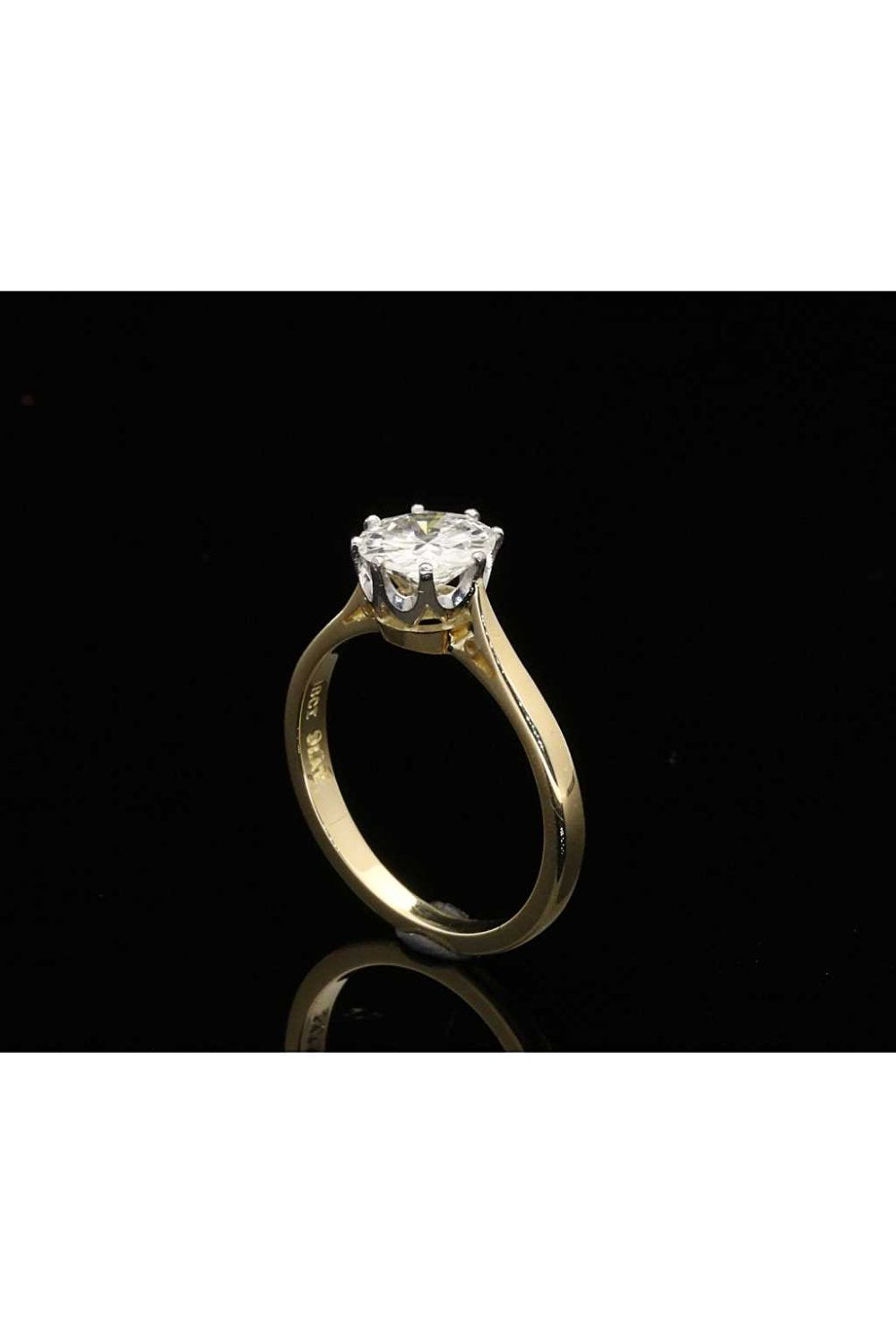 18ct Gold Diamond Solitaire Ring