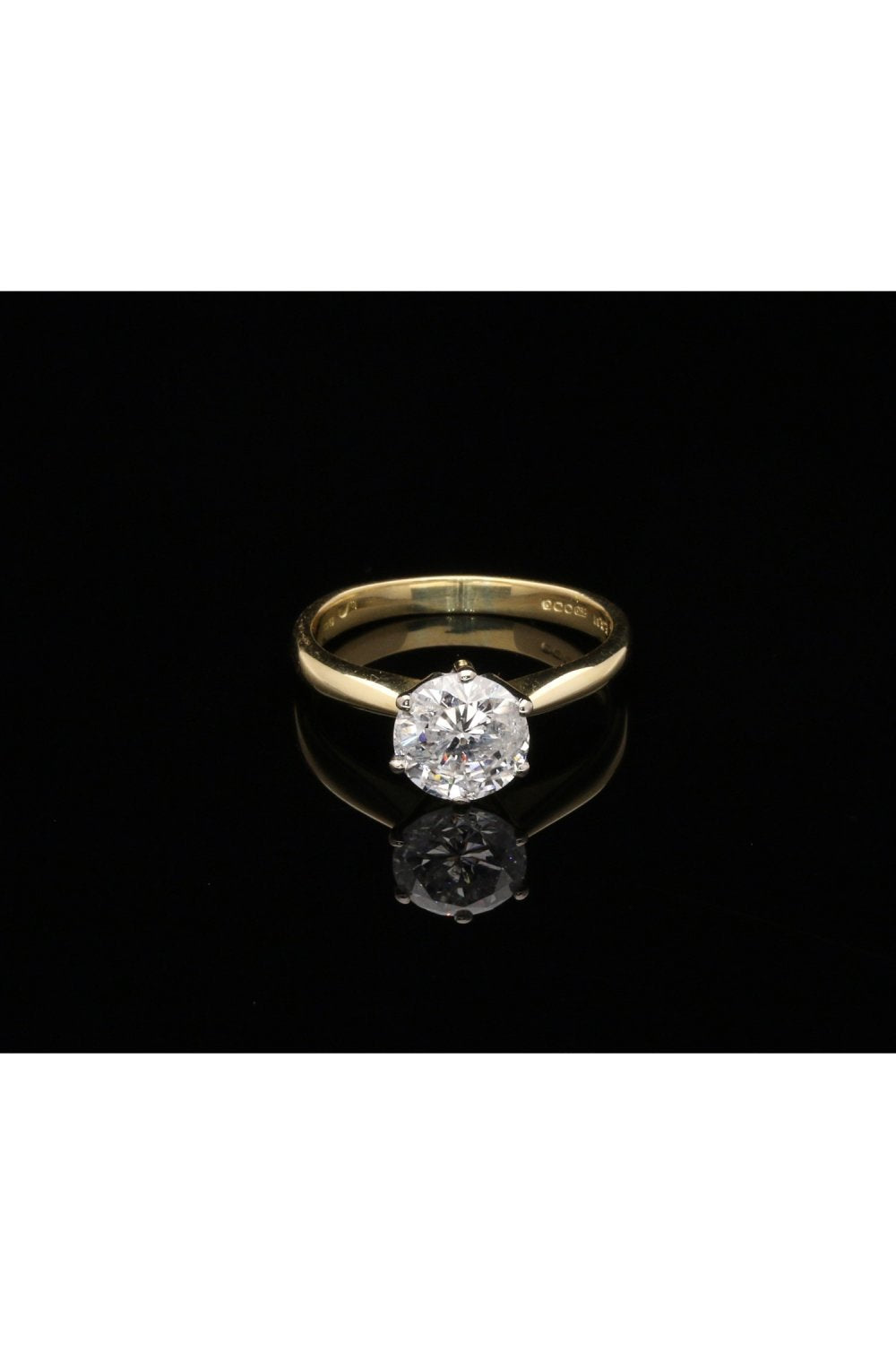 18ct Diamond Solitaire Ring 1.50ct