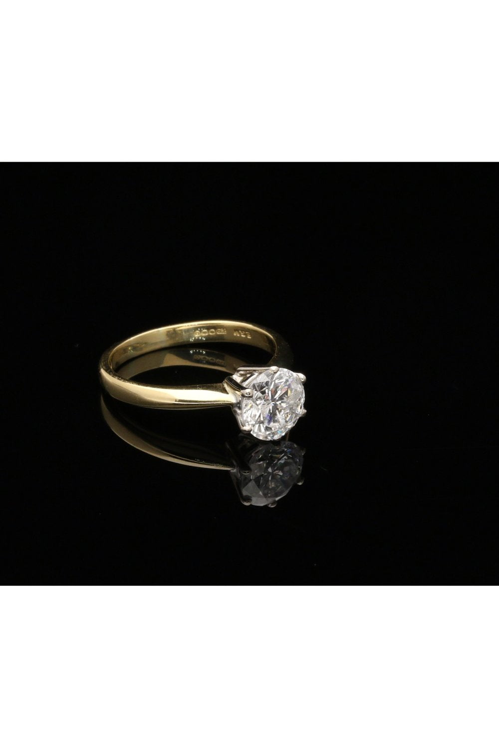 18ct Diamond Solitaire Ring 1.50ct