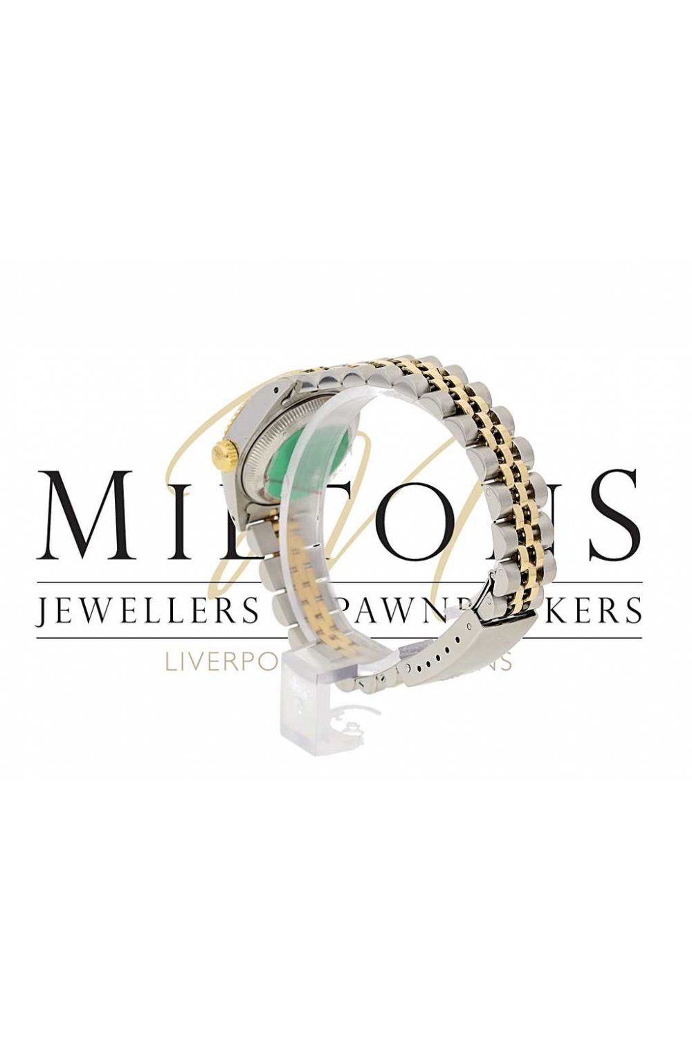 Lady's Rolex Datejust 69173 Bi-Colour with Diamond Hour Markers