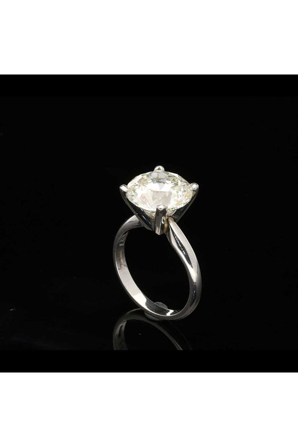 5.76ct Round Brilliant Cut Diamond Engagement Ring