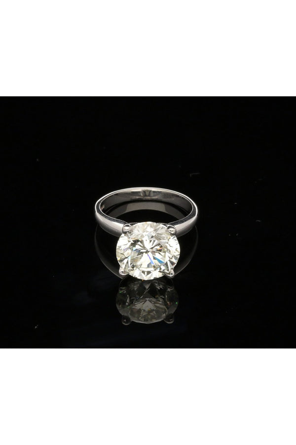 5.76ct Round Brilliant Cut Diamond Engagement Ring