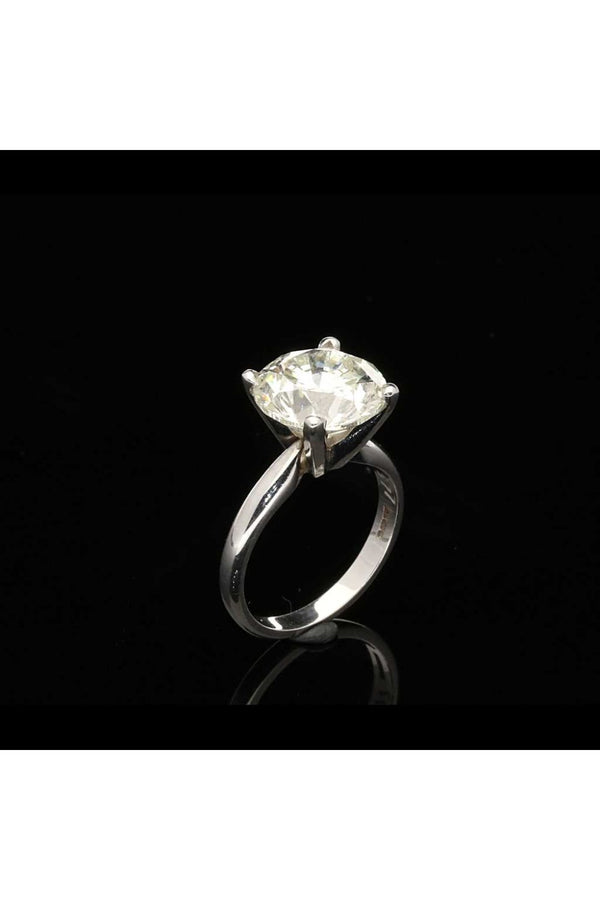 5.76ct Round Brilliant Cut Diamond Engagement Ring