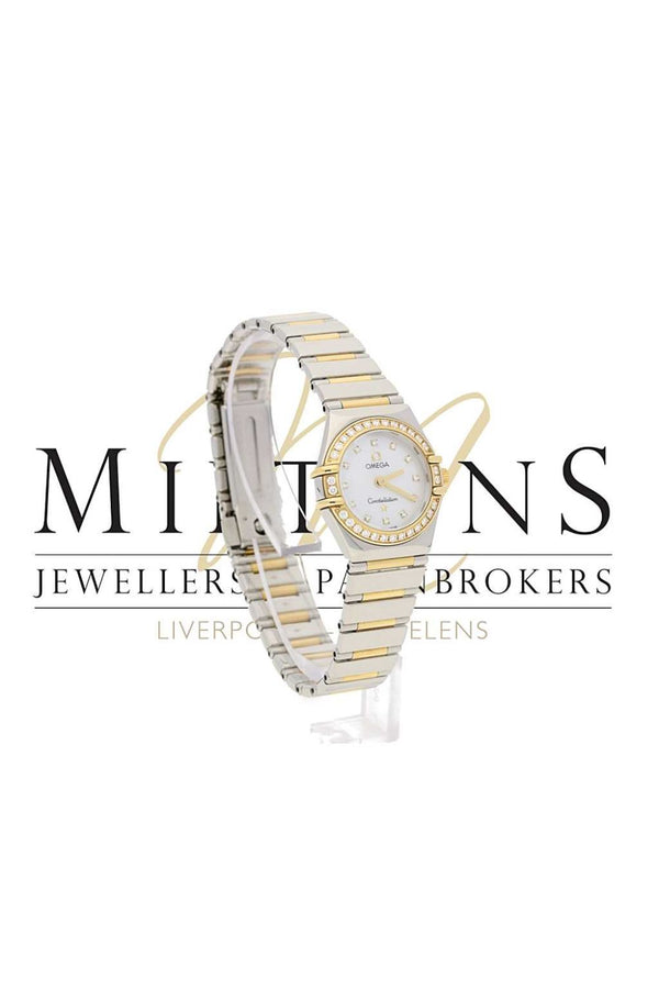 Omega Constellation Diamond Bezel
