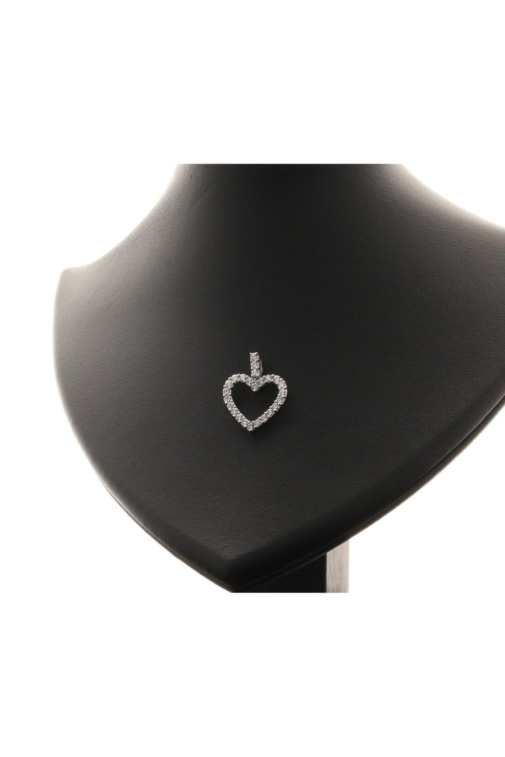 Stunning 18ct White Gold Open Diamond Heart 1.0ct