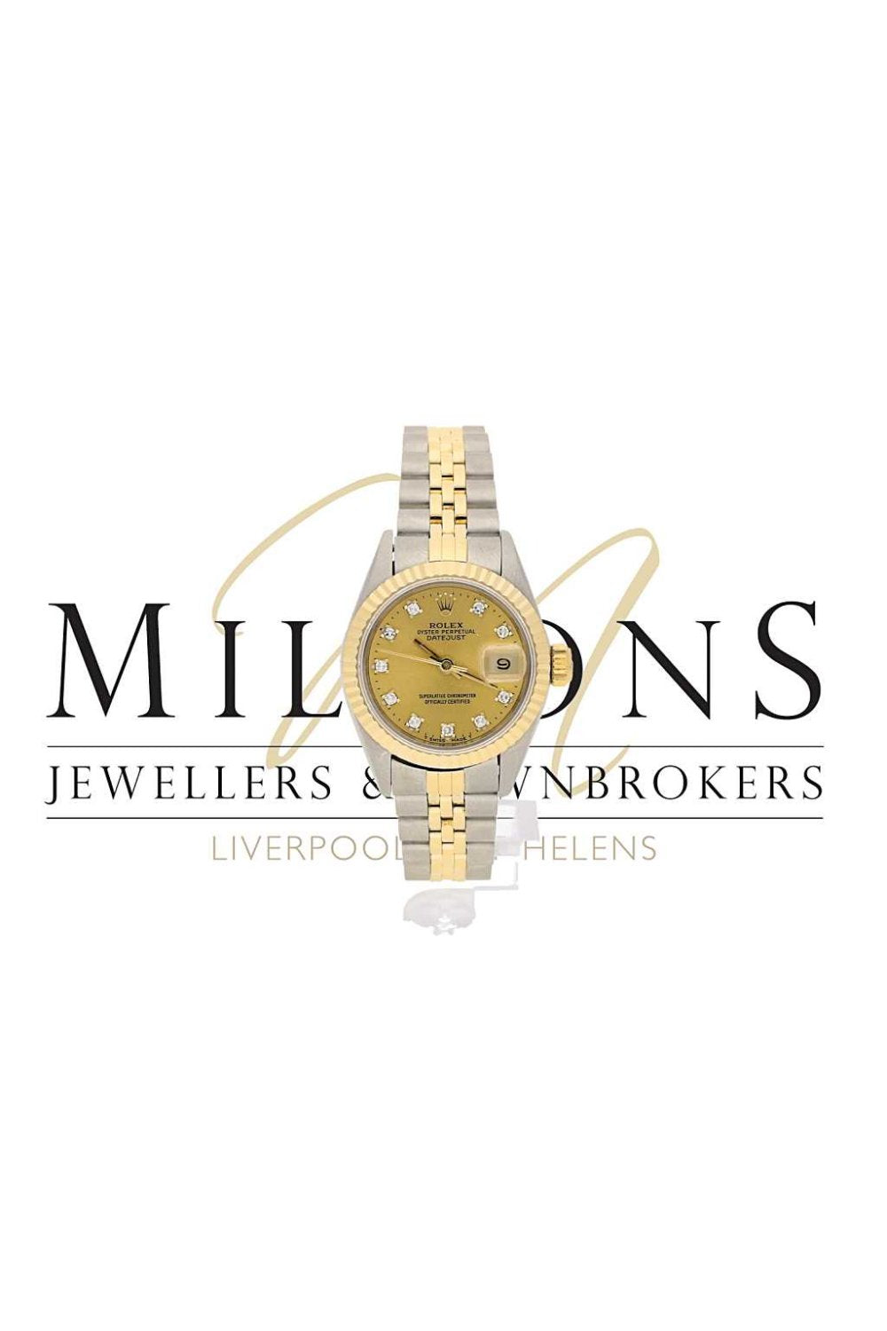 Pre Owned Lady's Rolex Bi Colour Datejust model 69173