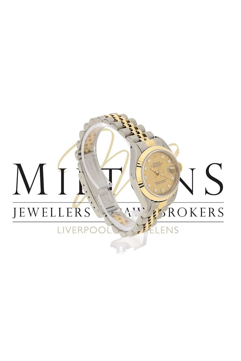 Pre Owned Lady's Rolex Bi Colour Datejust model 69173