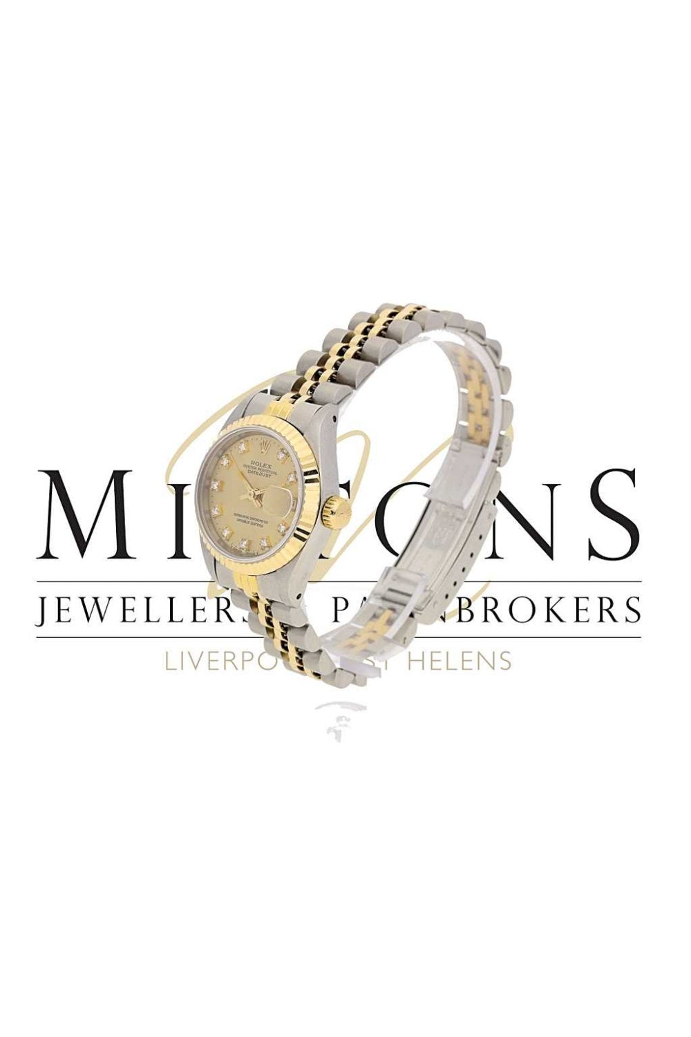 Pre-Owned Lady's Rolex Datejust 69173 Diamond Dot Dial