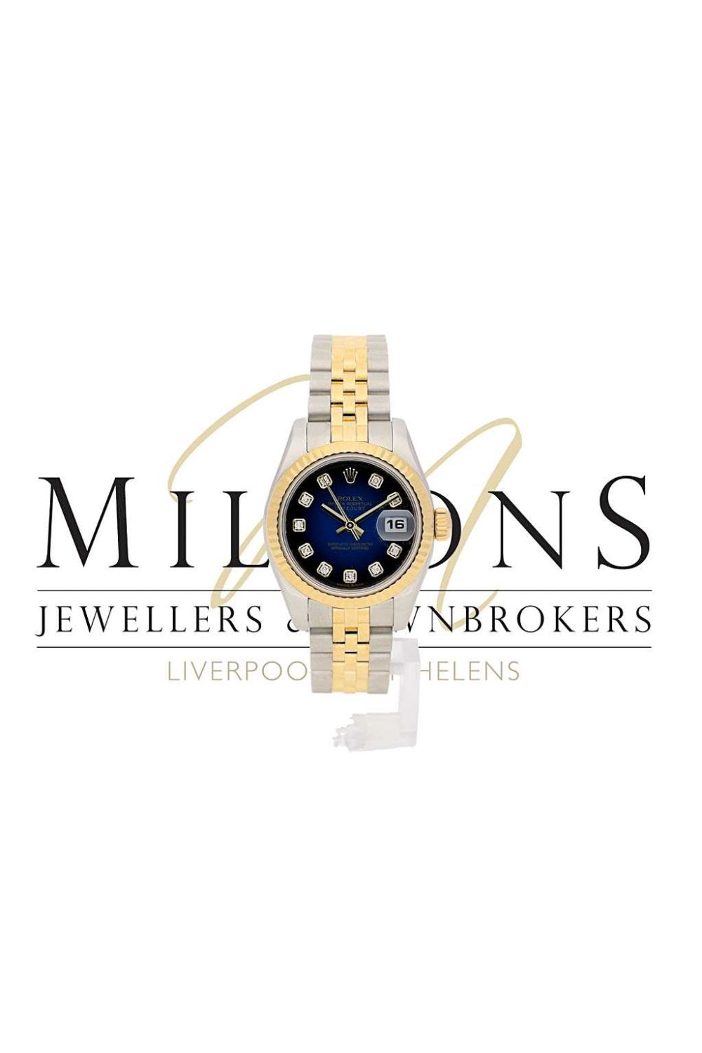 Lady's Rolex Datejust 179173 with Diamond Hour Markers