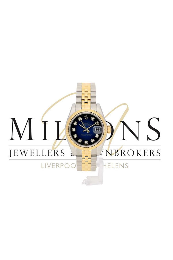 Lady's Rolex Datejust 179173 with Diamond Hour Markers