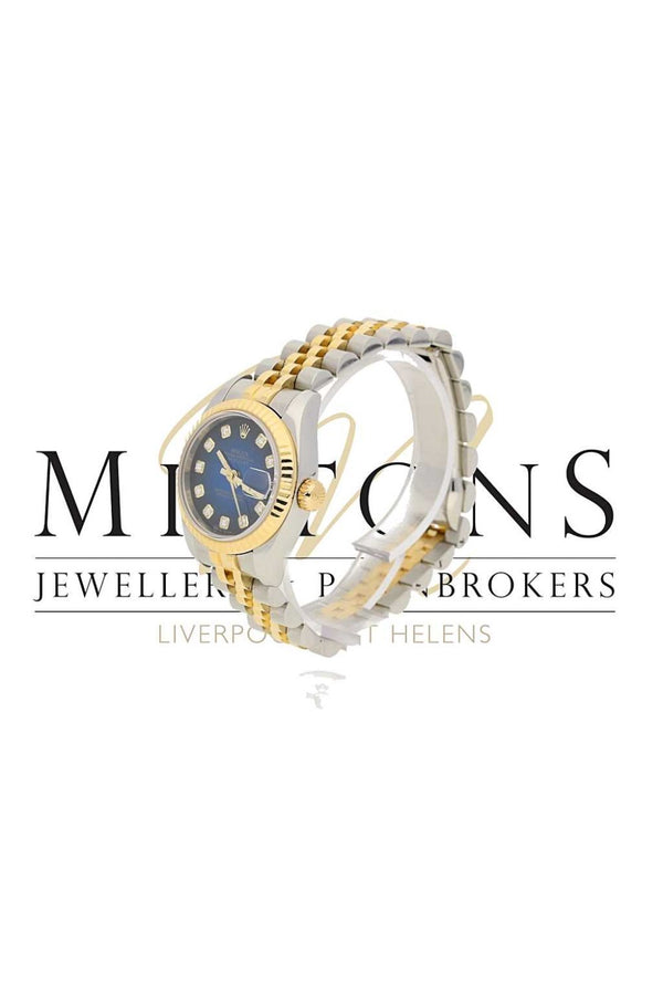 Lady's Rolex Datejust 179173 with Diamond Hour Markers