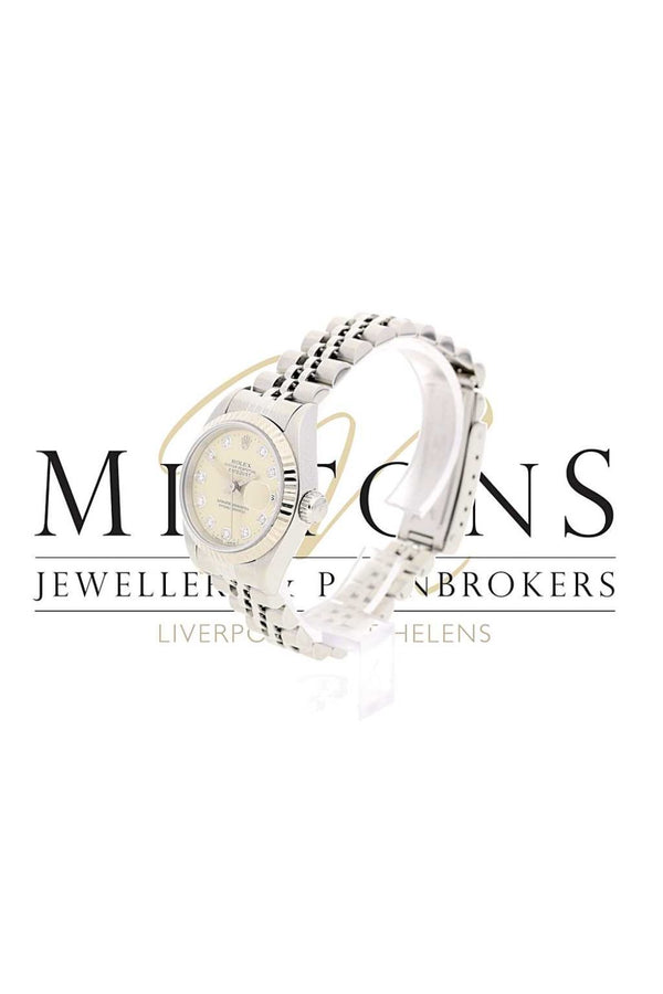 Pre-Owned Lady's Rolex Datejust 69174 Diamond Dial