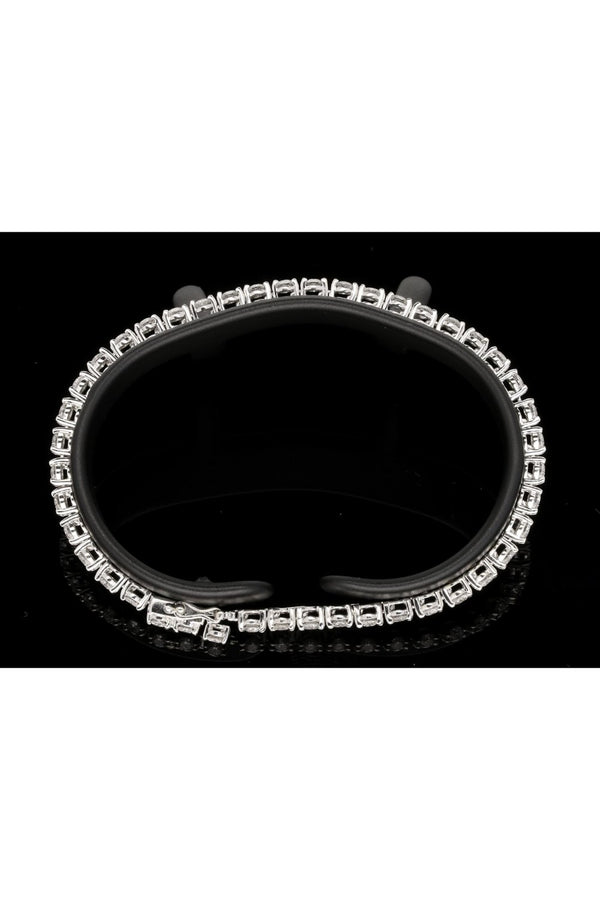 Second Hand 18ct White Gold Diamond Bracelet 2.50ct