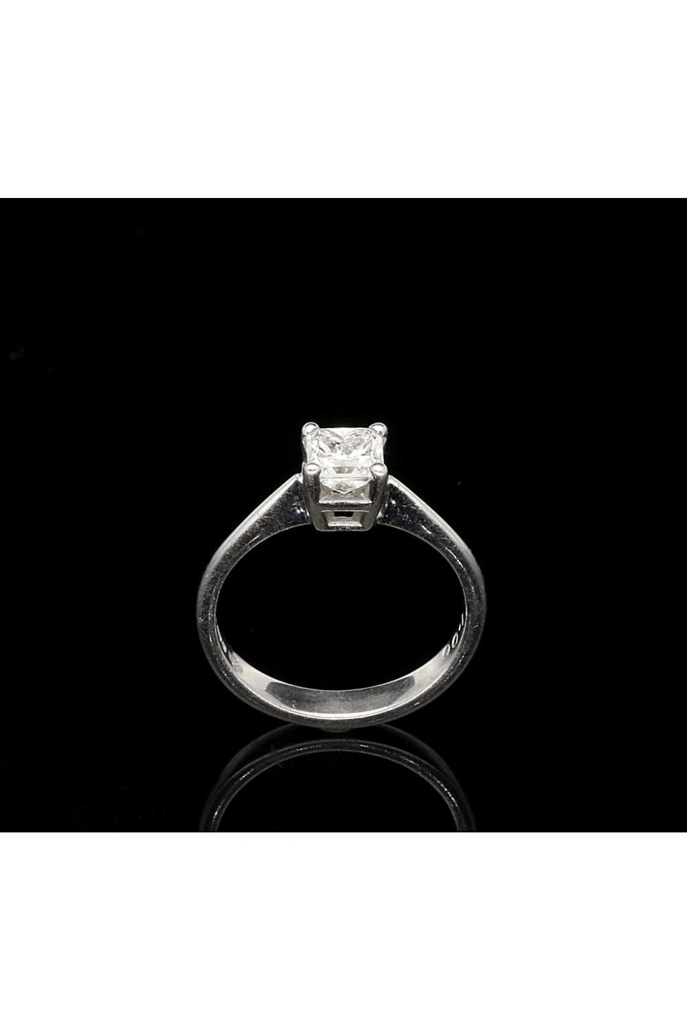 1.00ct Princess Cut Diamond Engagement Ring