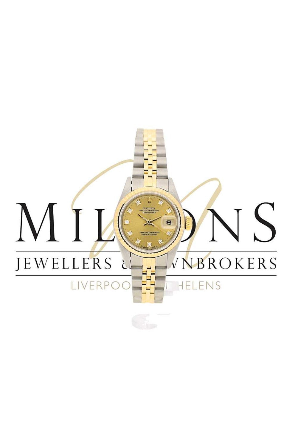 Lady's Second Hand Rolex Datejust 69173