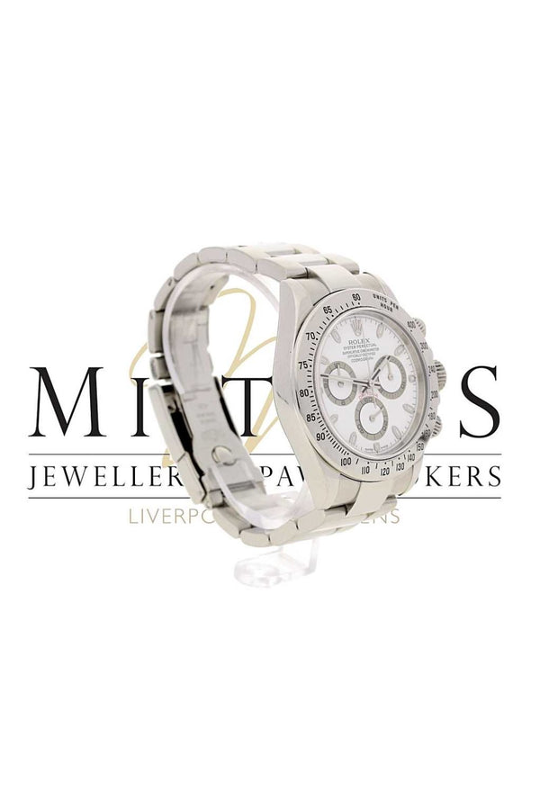 Pre-Owned Rolex Daytona Cosmograph 116520 ~ White Dial