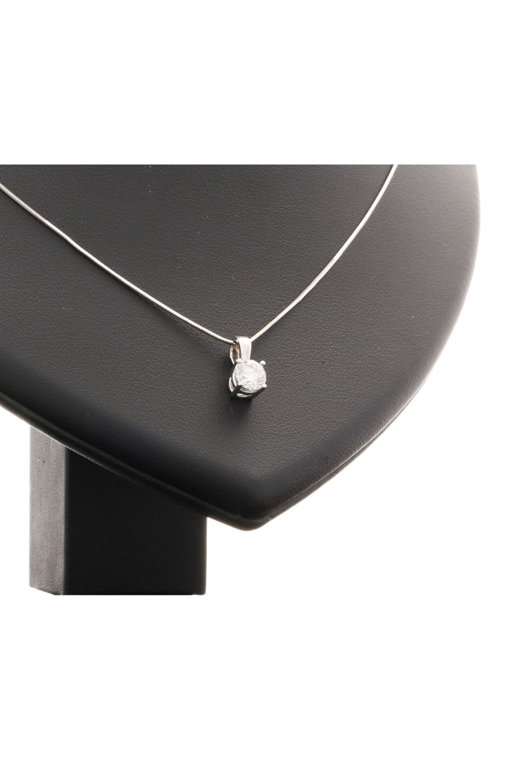0.70ct Round Brilliant Cut Single Stone Diamond Pendant