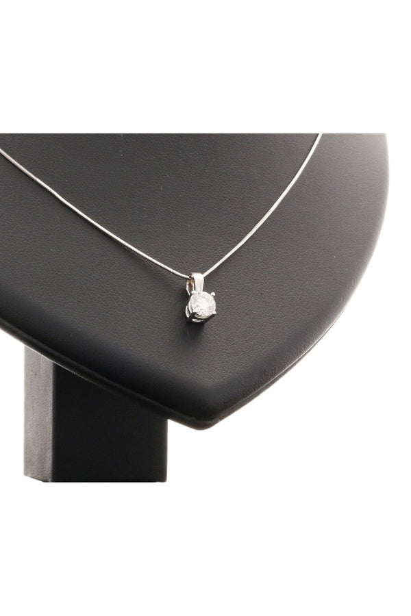 0.70ct Round Brilliant Cut Single Stone Diamond Pendant