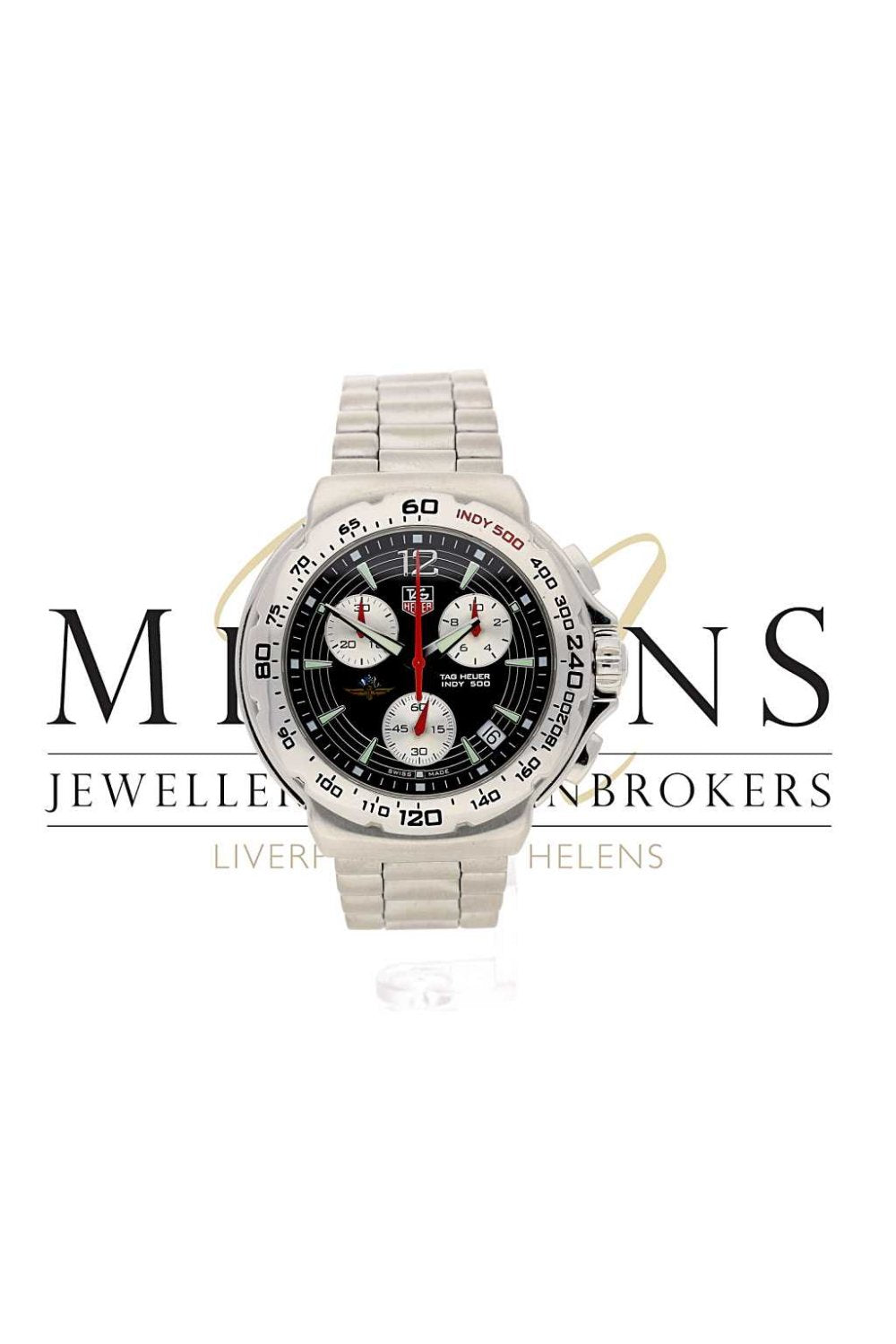 Second Hand Tag Heuer Indy 500 Chronograph Watch ref CAC111B