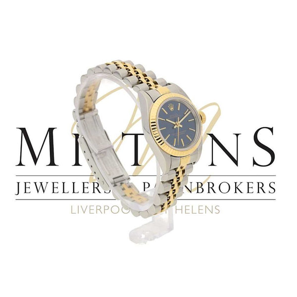 Lady's Rolex Oyster Perpetual 67193 - Blue Dial - 1996