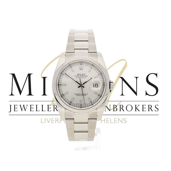 Second Hand Rolex Datejust 116200 - Silver Dial - Dated 2014