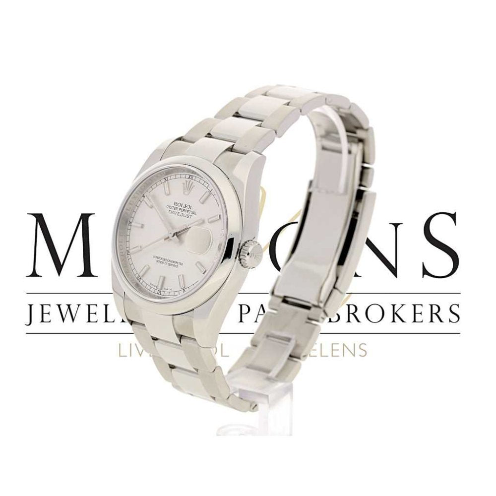 Second Hand Rolex Datejust 116200 - Silver Dial - Dated 2014