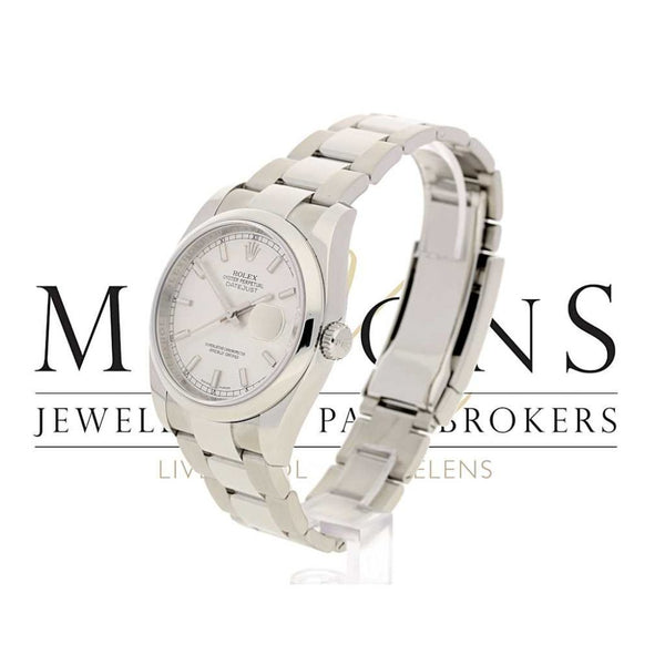Second Hand Rolex Datejust 116200 - Silver Dial - Dated 2014