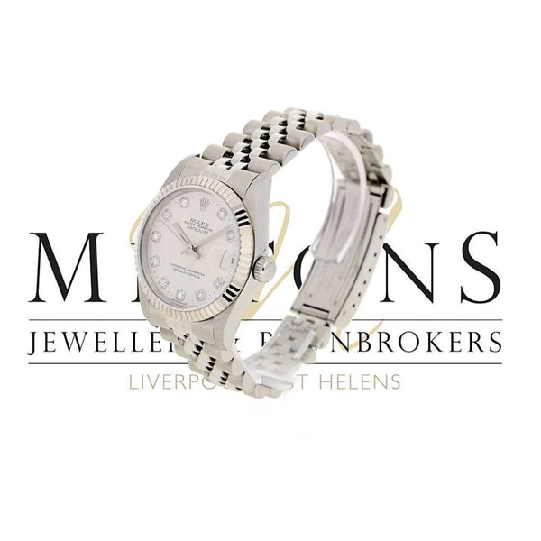 Second Hand Rolex Datejust Midsize 68274 Watch - Diamond Dial