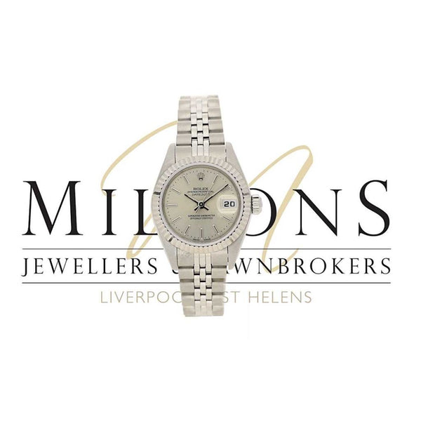 Lady's Rolex Oyster Perpetual 79174 - White Rolesor - Silver