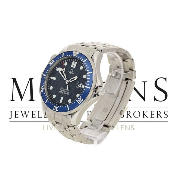 Omega Seamaster Quartz Watch - Blue Dial - Second Hand