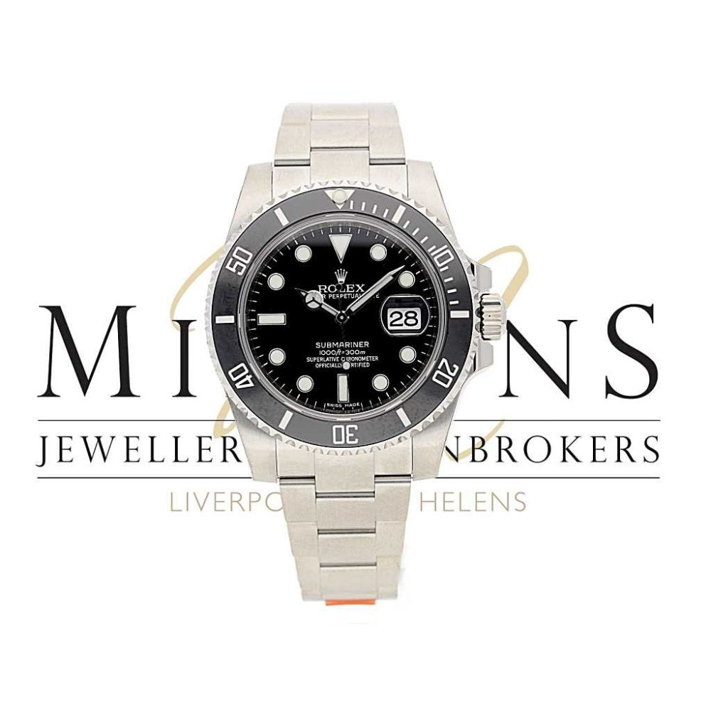 Unworn 2015 Rolex Submariner Date Watch 116610LN - Black