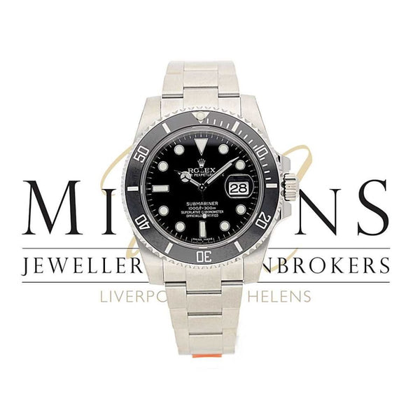 Unworn 2015 Rolex Submariner Date Watch 116610LN - Black