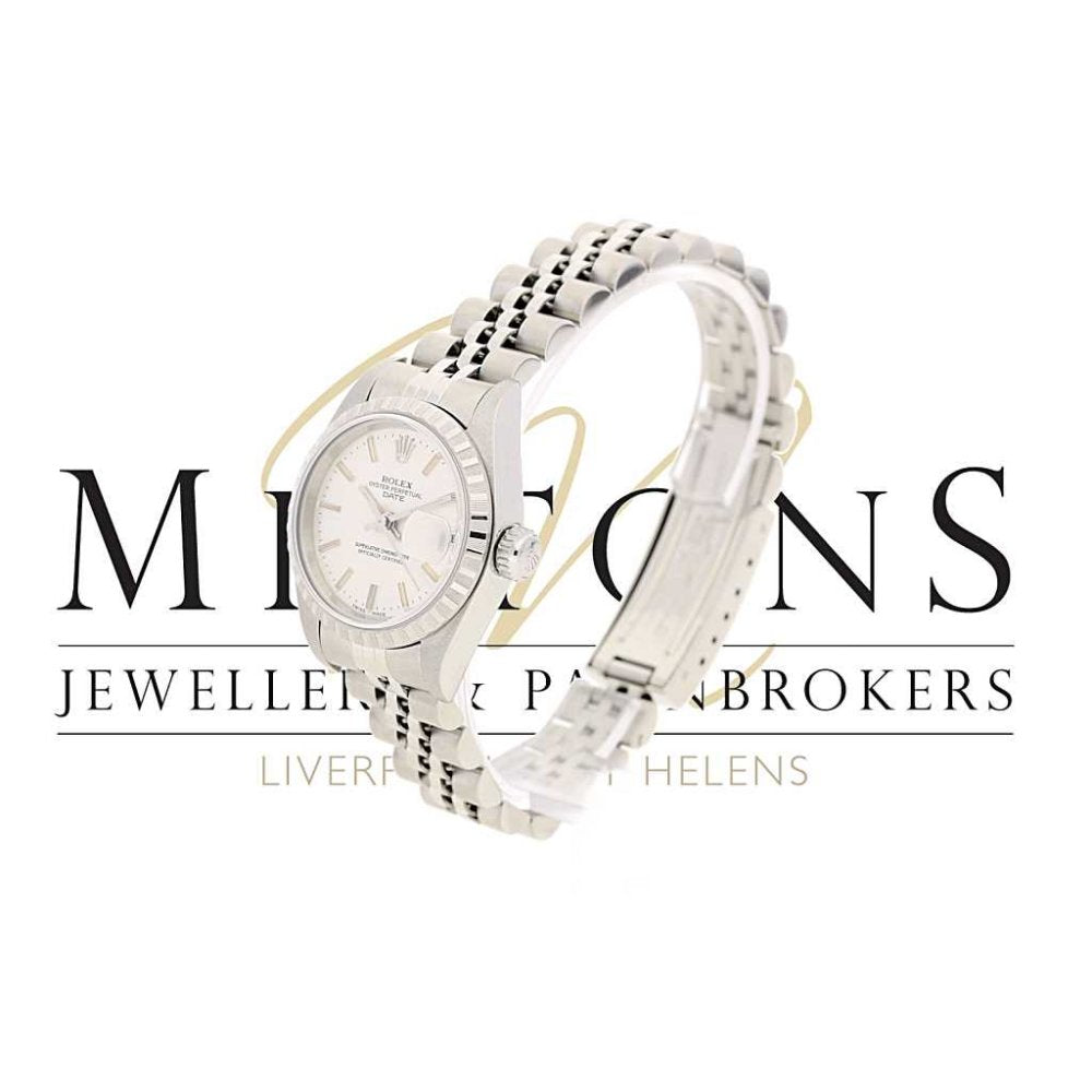 Second Hand Rolex Lady Oyster Perpetual 79240 - Silver Dial