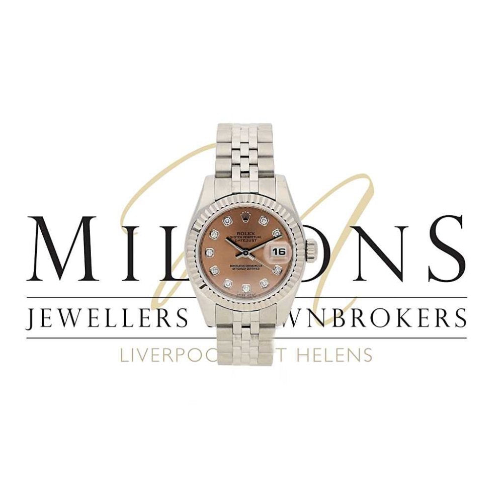 Lady's Rolex Datejust 179174 - Copper Diamond Dot Dial