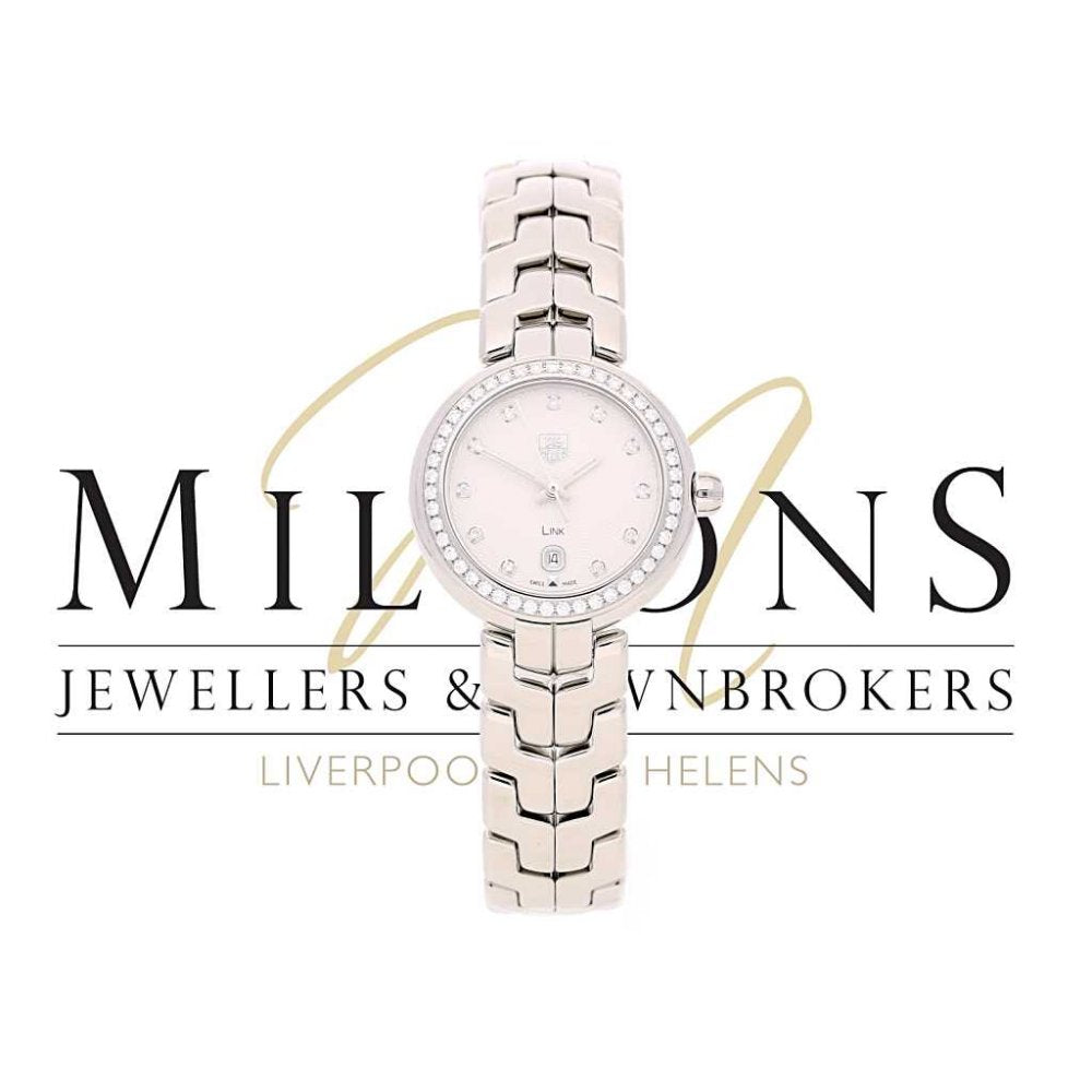 Unworn Lady's Tag Heuer Link WAT1414 Diamond Watch