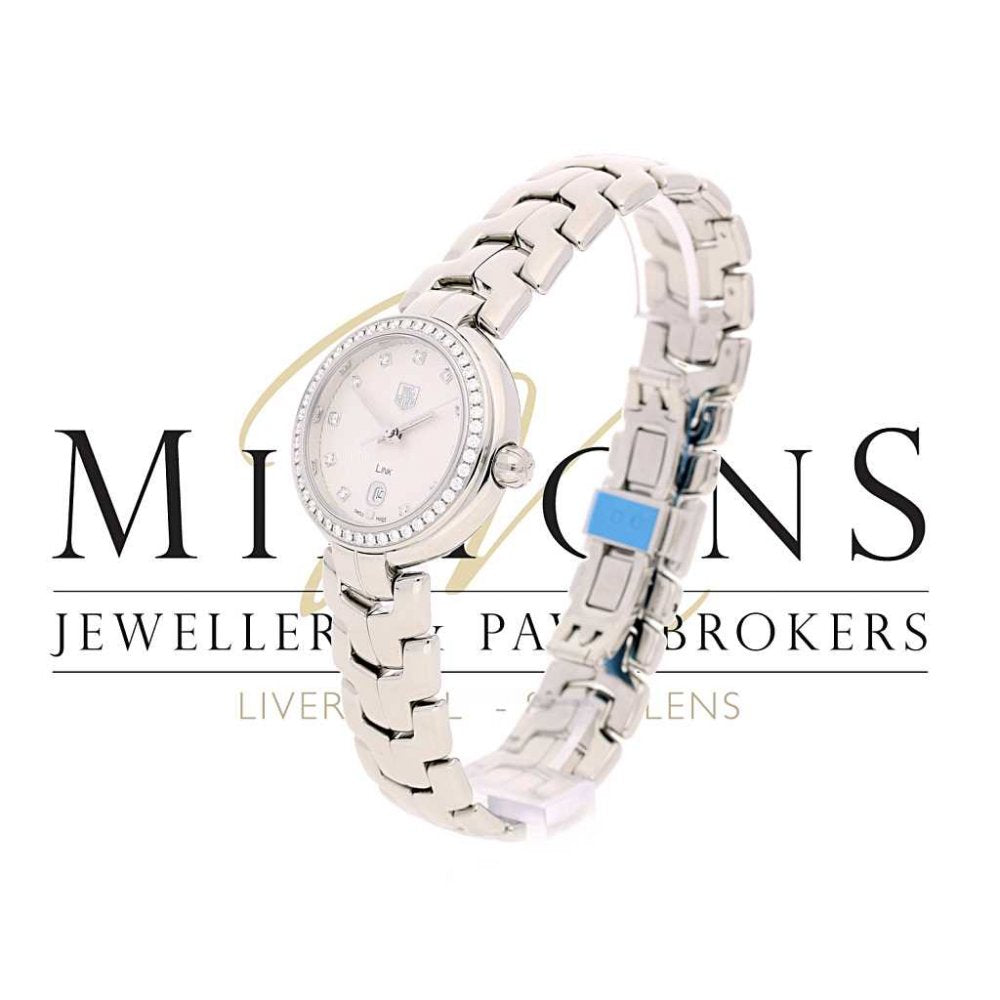 Unworn Lady's Tag Heuer Link WAT1414 Diamond Watch