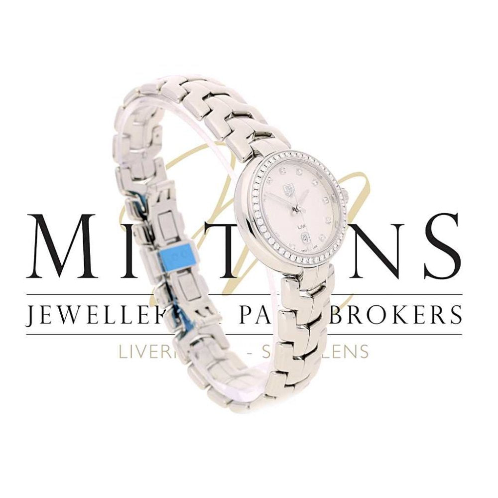 Unworn Lady's Tag Heuer Link WAT1414 Diamond Watch