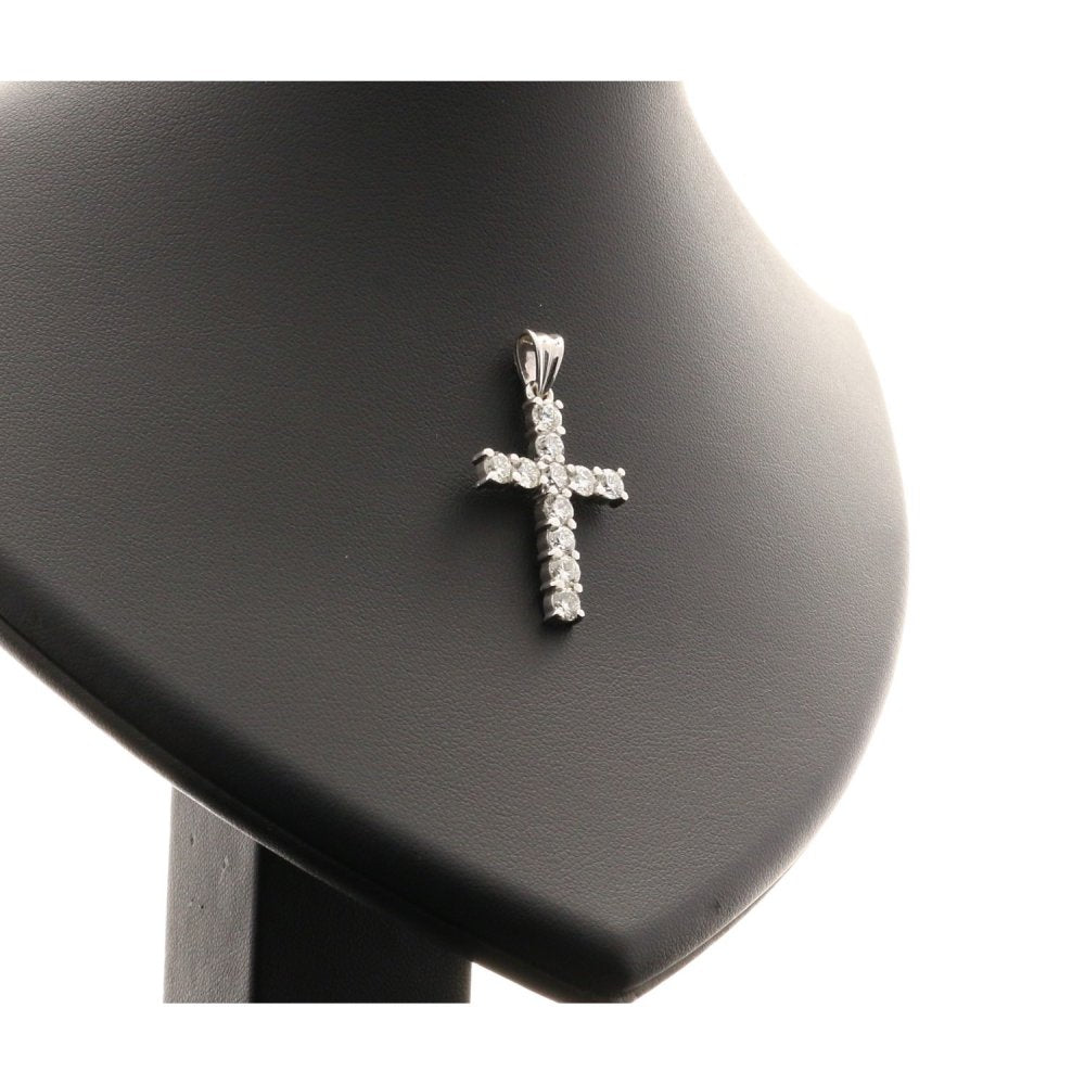 18ct White Gold 2.20ct Diamond Cross