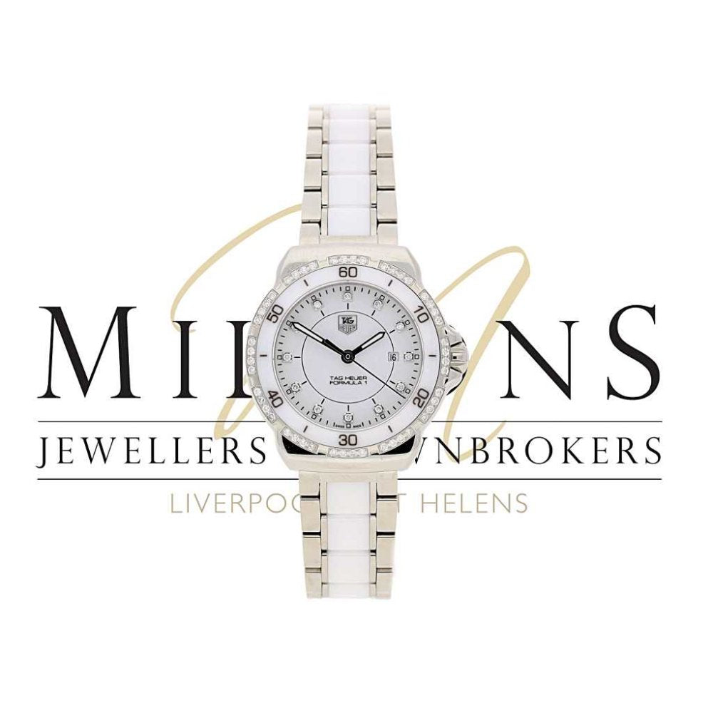 Unworn Lady's Tag Heuer Formula 1 - Diamond Bezel - White
