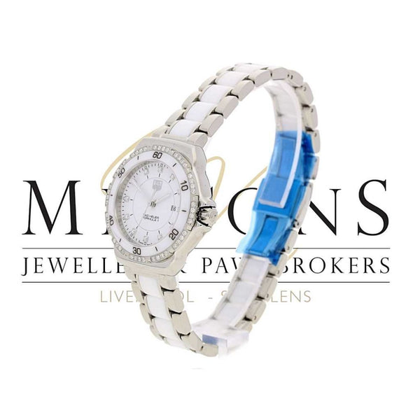Unworn Lady's Tag Heuer Formula 1 - Diamond Bezel - White