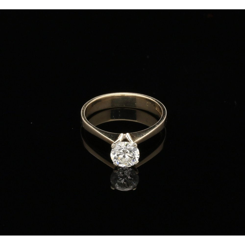 0.68ct Diamond Engagement Ring - 9ct Yellow Gold