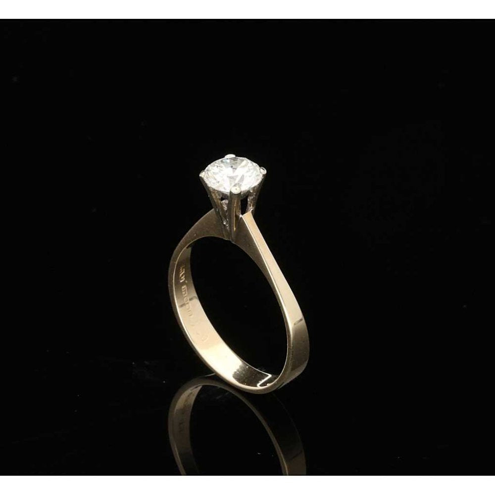 0.68ct Diamond Engagement Ring - 9ct Yellow Gold