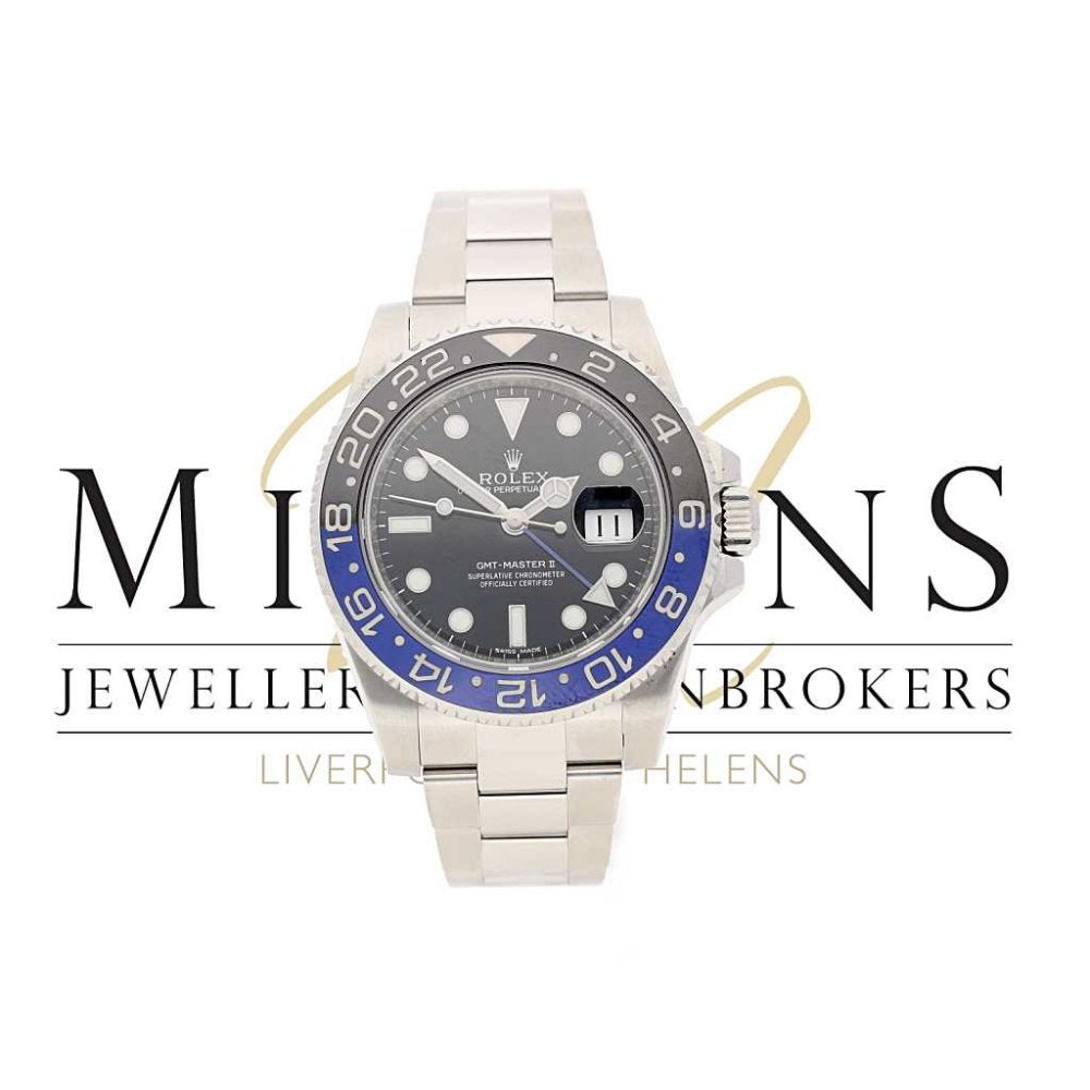 Rolex GMT Master II - Blue and Black Bezel - Model 116710BLNR