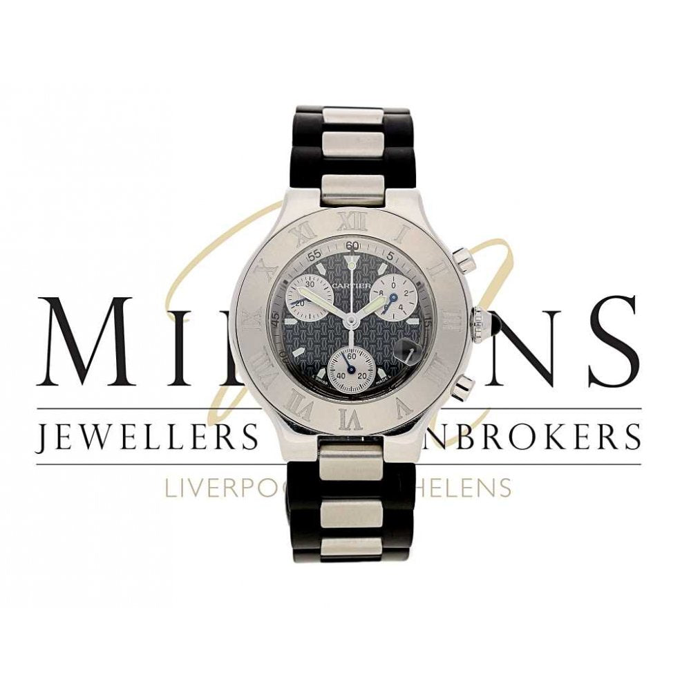 Cartier 21 Chronoscaph Chronograph Quartz