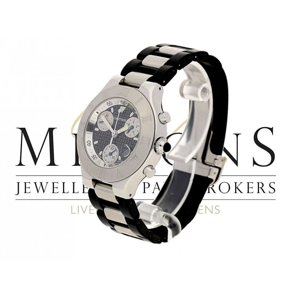 Cartier 21 Chronoscaph Chronograph Quartz