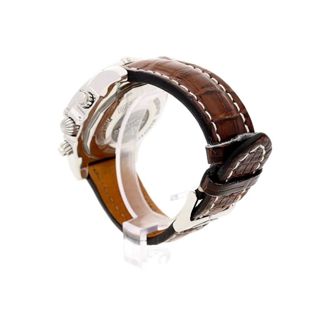 Chronomat B01 Watch - AB0110 - Brown Leather Strap - 2009